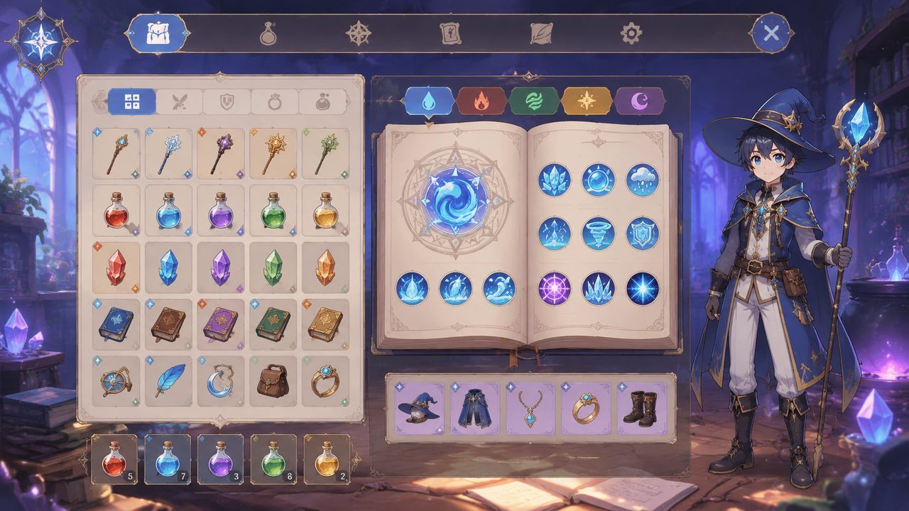魔法师露娜 女主视角RPG 玩法截图 2